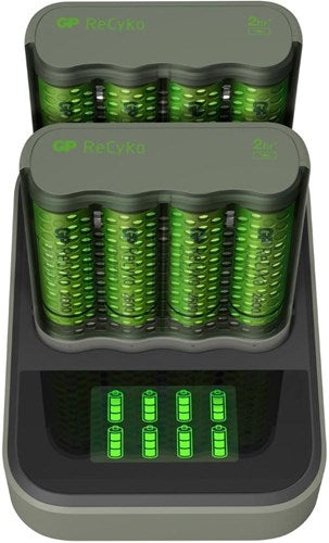 Caricabatterie GP USB 2h con batteria 4x2600ma AA + 2xdock - 3503093