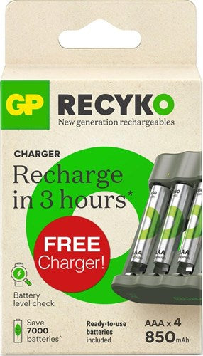 Caricabatterie Gp | usb 3h con batteria aaa 4x850ma | promo - a3503060