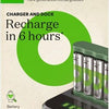 Caricabatterie GP USB 6h con batteria 4x2100ma AA + dock - 3503069