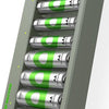 Caricabatterie GP USB 6h con batteria 4xaaa e 4xaa - 3503068