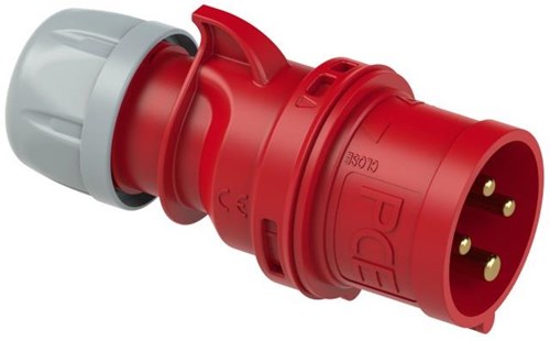 Spina Gp cee 4p 16a 400v rossa - 6313150