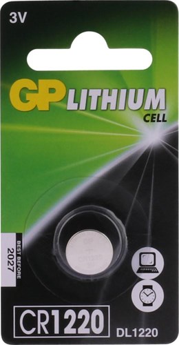GP CR1220 Pulsante di litio cella 3V 1HK