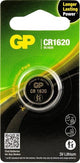 GP - CR1620 Pulsante di litio cella 3V 1pk