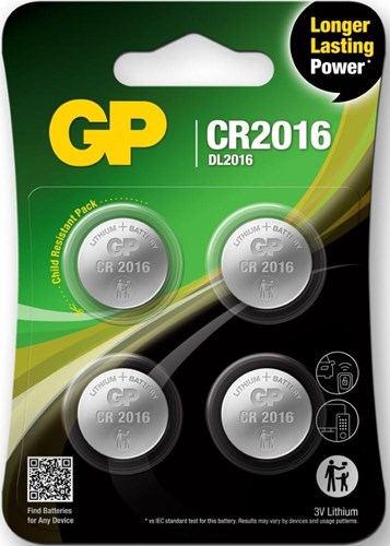Pilas GP CR2016