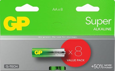 GP GP 8 multipack AA pila alcalina LR06 15A - 3012260
