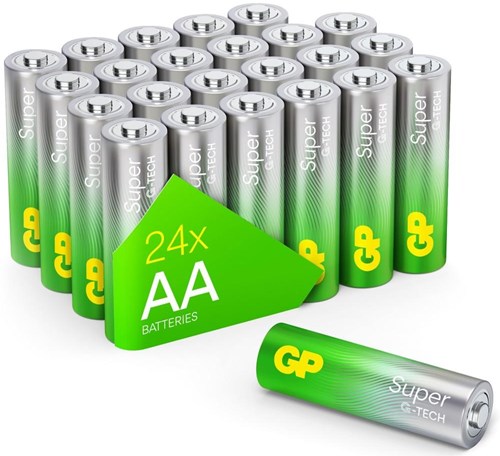 Batteria GP super alcalina AA scatola (24) - 3012290