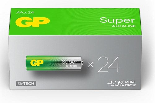 Batteria GP super alcalina AA scatola (24) - 3012290
