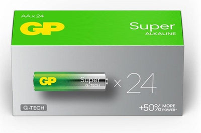 Batteria GP super alcalina AA scatola (24) - 3012290