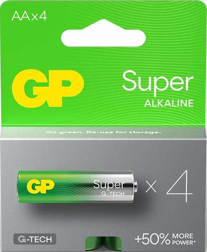 Batterie AA super alcaline 4PK