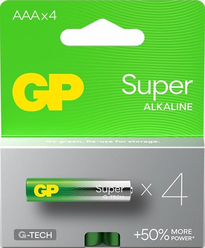 Batterie super alcaline AAA 4PK