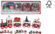 Home Styling tren madera Navidad 20cm