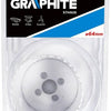 Graphite gatenboor 64 x 38 mm - 6480365
