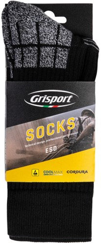 Calzini Grisport esd 25107 | grigio nero | misura 50 - 00.048.179.47