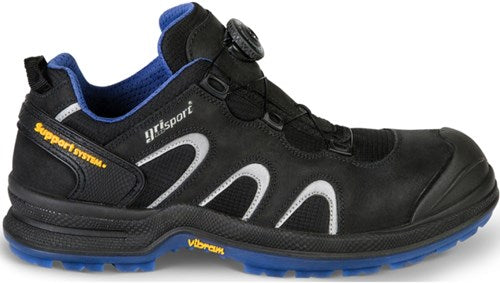 Grisport safety bender 32511 boa laag s3 zwart blauw - maat 45 - 00.049.012.45
