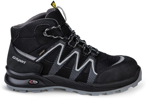 Ty Grisport Safe Cross GTX Línea 33663 Alto S3 ESD | plata negra | talla 46 - 00.049.014.46