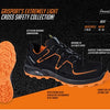 Ty grisport safe cross safe beat 33602 low s3 negro naranja - talla 45 - 00.049.007.45