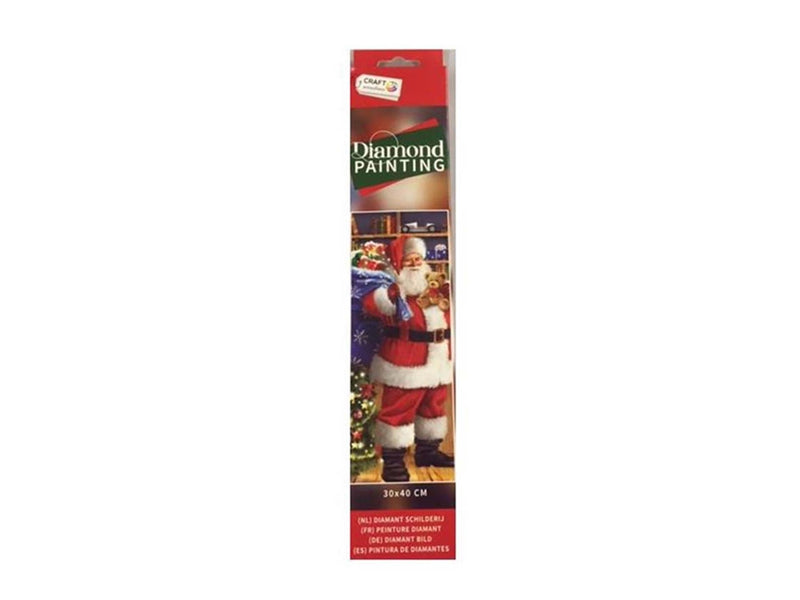 Quadro diamante Grafix Babbo Natale 30x40cm