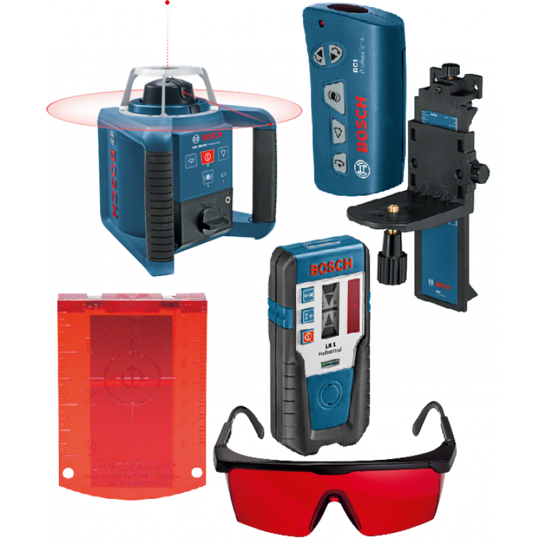 Bosch blue grl 300 hv set laser rotante | +lr1+wm4+rc1-0601061501