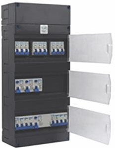 Scatola di distribuzione trifase con 9 gruppi terminali + 1 gruppo di potenza - 4517754