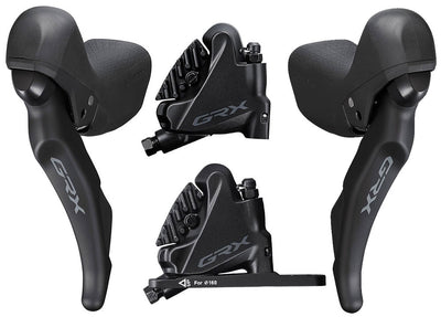 Juego de frenos de disco Shimano rx st-rx600+br-rx400 2x11 velocidades