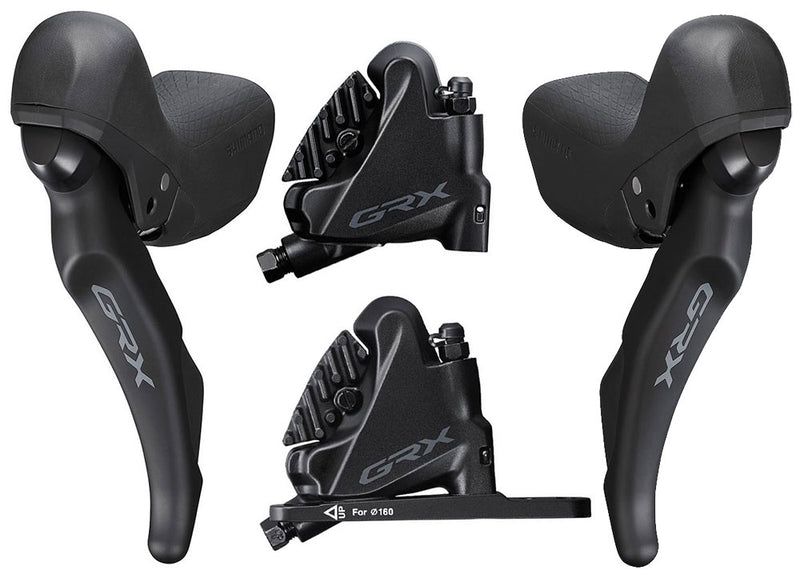 Shimano rx st-rx600+br-rx400 2x11-speed disc brake set