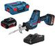 Sega professionale a batteria Bosch Blue GSA 18 V-LI C 5,0 Ah | in l-boxx - 06016a5002