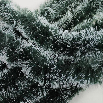 Aro houseware Guirnalda para árbol de Navidad 200x9 cm, paquete de 10 verde