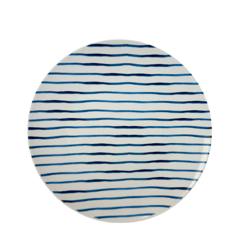 Piatto Gusta righe blu ø20cm