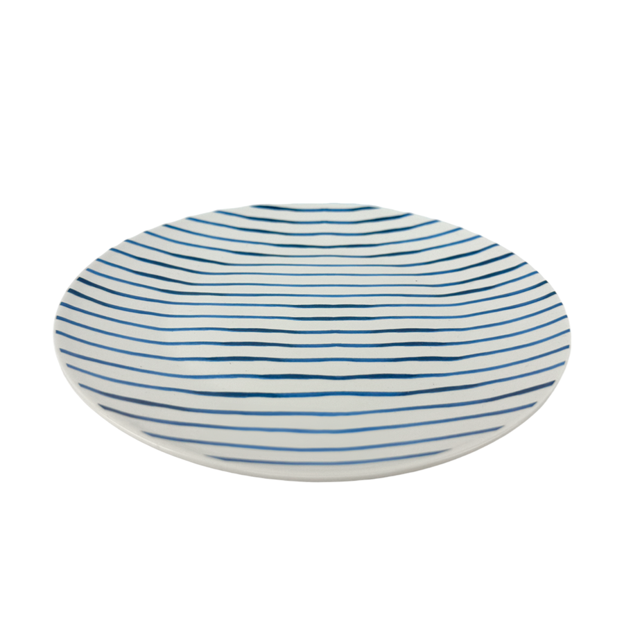 Piatto Gusta righe blu ø20cm