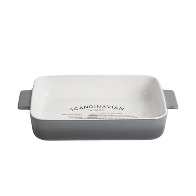 Gusta Gusta Piatto del forno Fade 32x19.9x5,4 cm Grigio bianco