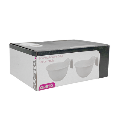Ciotola snack Gusta 14x11x6cm 2 pezzi
