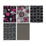 Cadeaupapier zwart wit rol 200x70cm - afbeelding 2