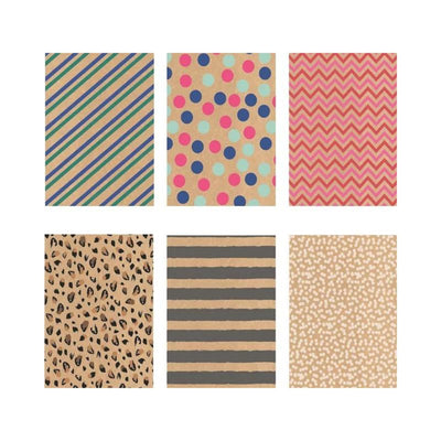 Papel regalo kraft impreso 200x70cm
