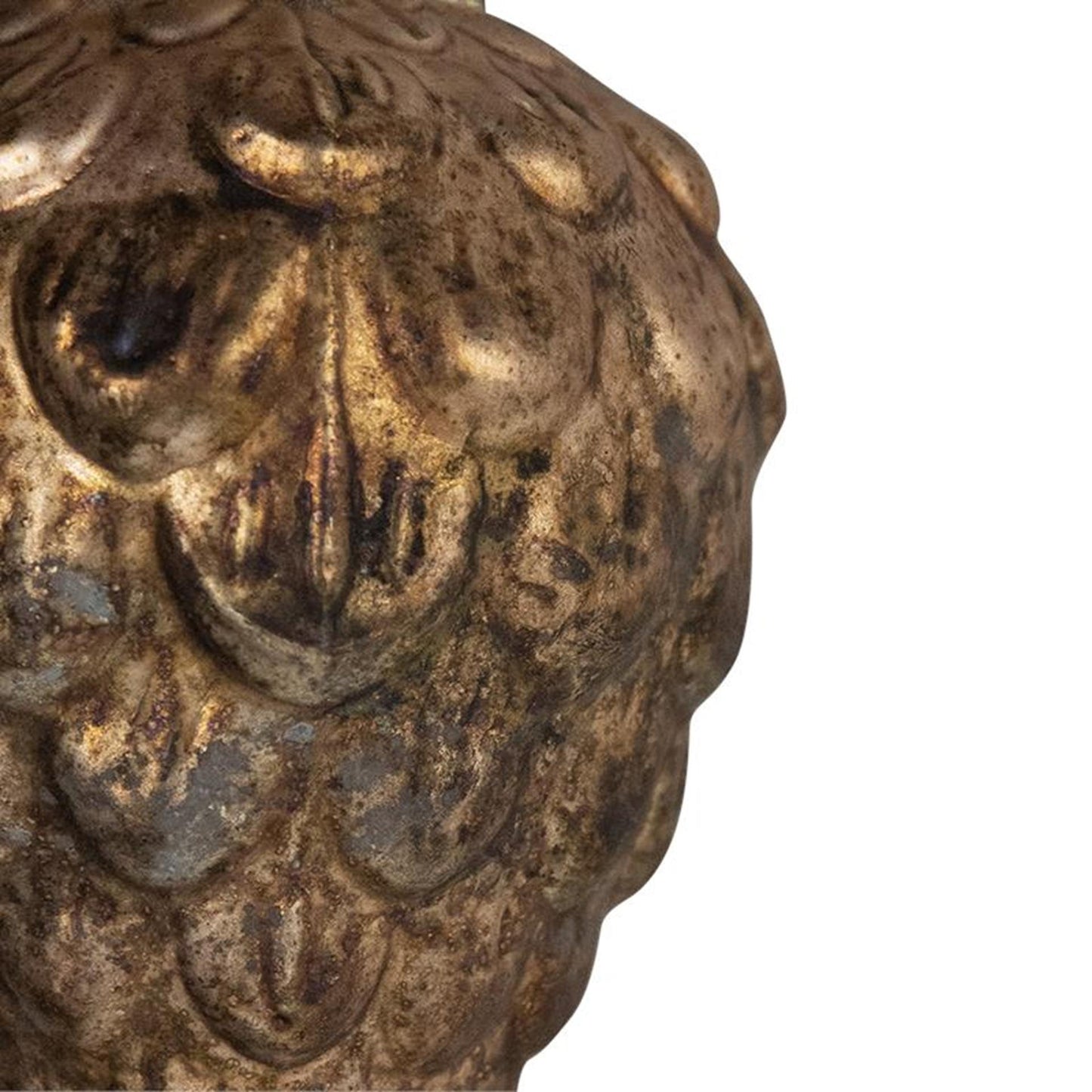 Palla di Natale pigna marrone antico ø8cm