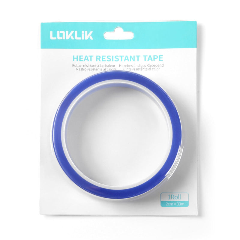 Loklik • nastro sublimatico resistente al calore 33mx2cm blu