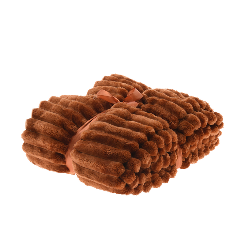 Hs plaid costa ruggine 130x150cm