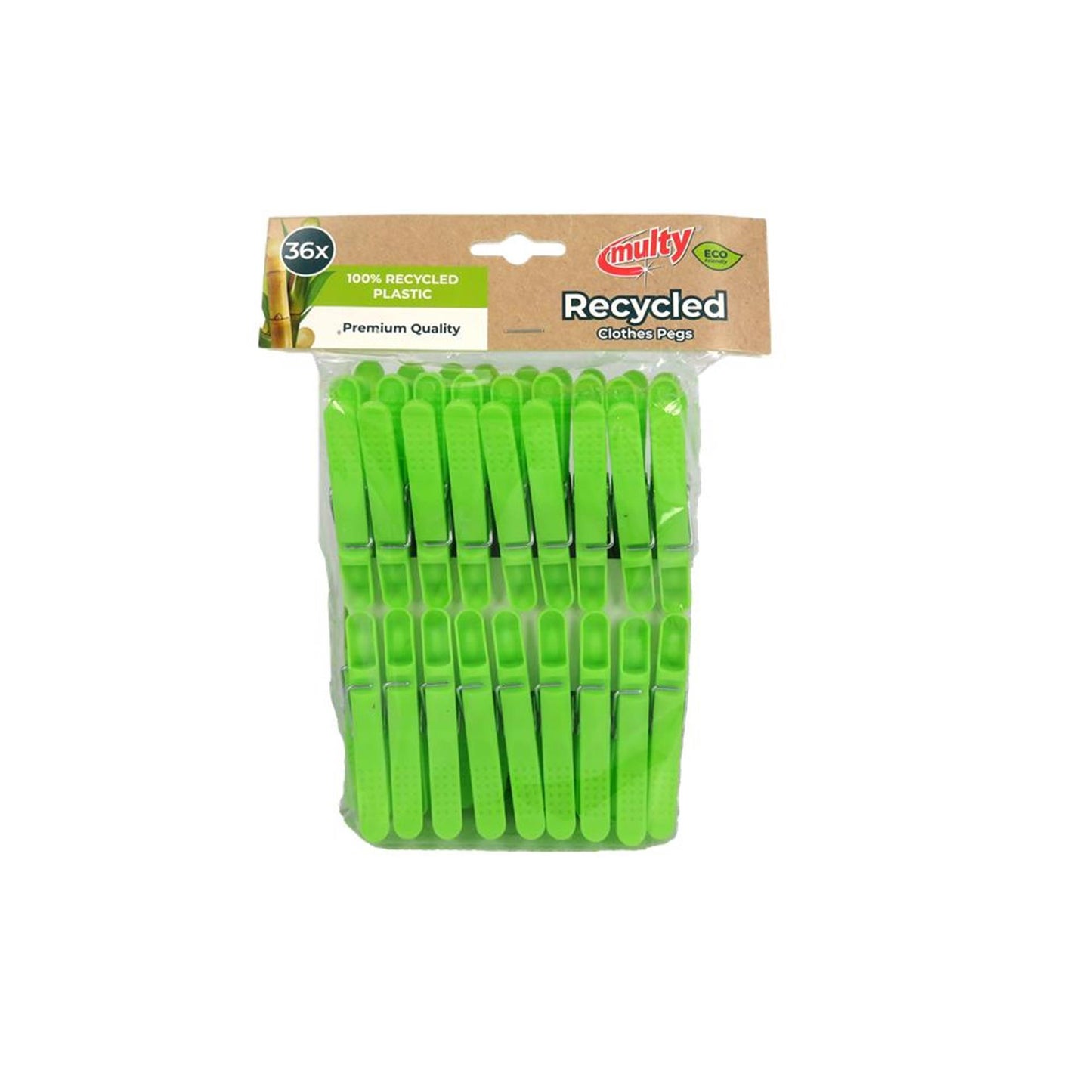 Multy gerecyclede wasknijpers pak a 36st