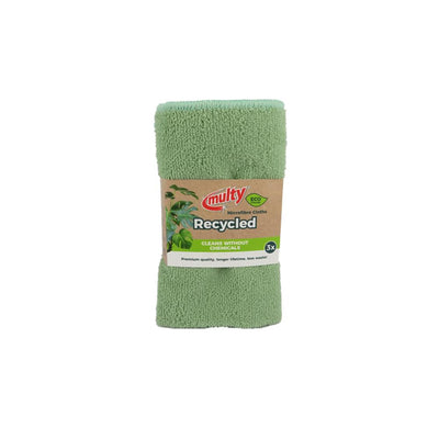 Múltiples telas de microfibra recicladas 3 piezas ecológicas