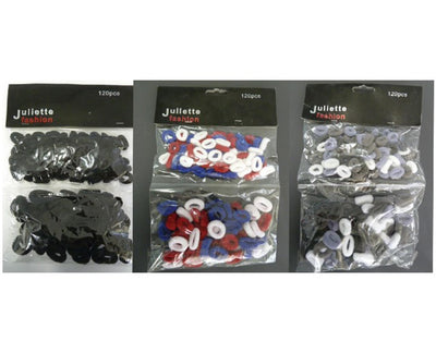 Gomas para el pelo bolsa de 120 piezas surtidas