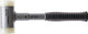 Halder kunststofhamer | lengte 295 mm hoofd-d. 35 mm | stalen buis terugslagvrij | hard nylon wit | 1 stuk - 3377.035 - 3377.035