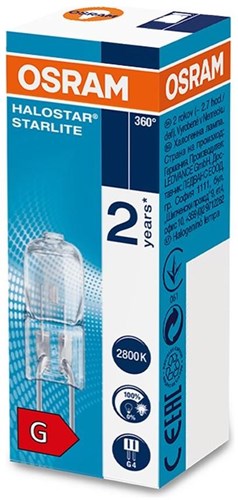 Enchufe halógeno 20w 12v transparente g4 starlite - 5300602