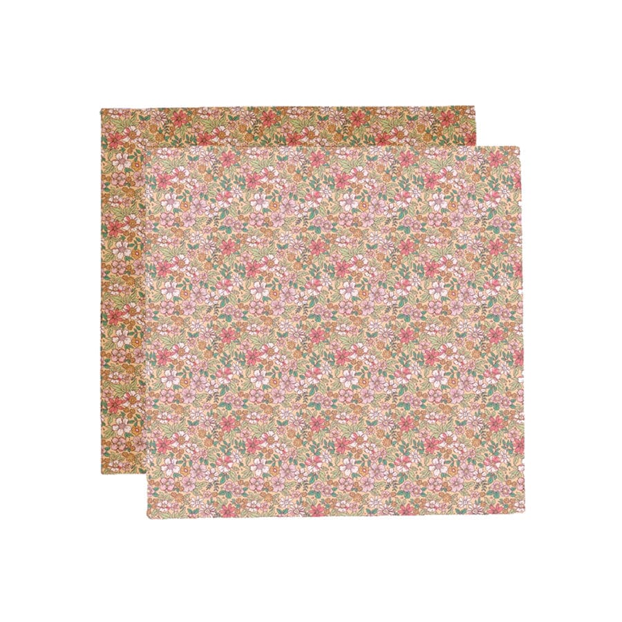 Blossom | panni idrofili multicolore 110 x 110 cm - 2 pezzi