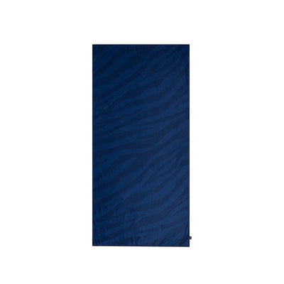 Rayas vibrantes | Toalla de microfibra azul 135 x 65 cm