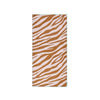 Vibrant stripes | oranje wit microvezel handdoek 135 x 65 cm