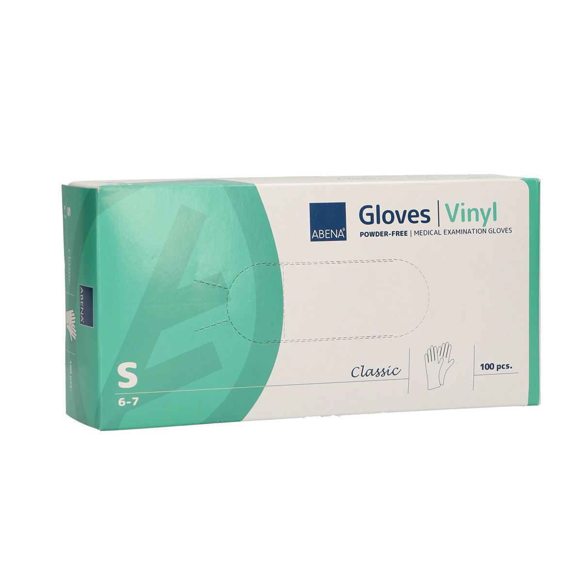 Abena Abena Guantes de vinilo en polvo Tamaño de 100 piezas pequeñas