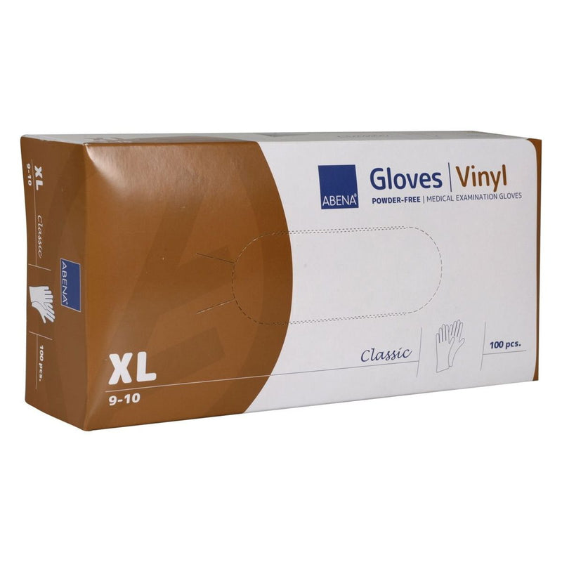 Guanti in vinile abena poedvije dimensioni extra grandi 100 pezzi