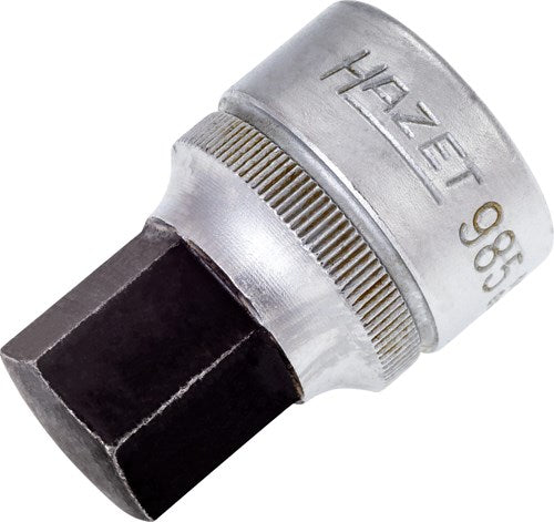 Hazet dopsleutelbit 985-17 · 1 2 inch (12,5 mm) vierkant hol · binnen-zeskant-profiel · sw 17 mm
