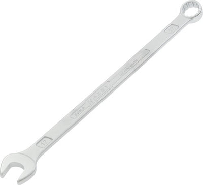 Chiave fissa ad anello Hazet versione extra lunga e sottile 600lg-17 profilo di trazione esterno a dodici facce SW 17 mm