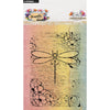 Studio light • hazel eaton clear stamp dragonfly background dragonfly dreams 93x136x3mm