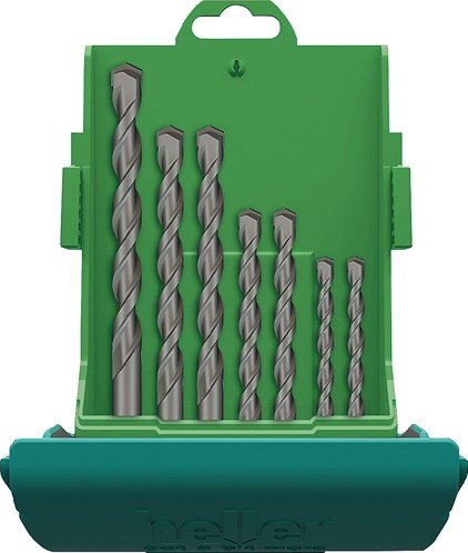 Set di punte per pietra per cemento Heller | 7 pezzi | D. 4 5 2 x 6 8 10 12 mm | 1 pezzo - 16884 - 16884a